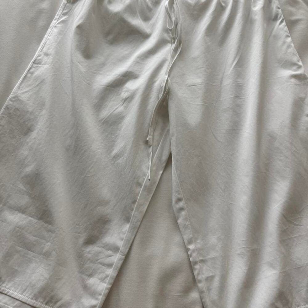 Coucou intimates white cotton capri pants - Picture 3 of 4